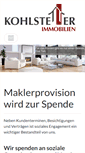 Mobile Screenshot of kohlstetter-immobilien.de